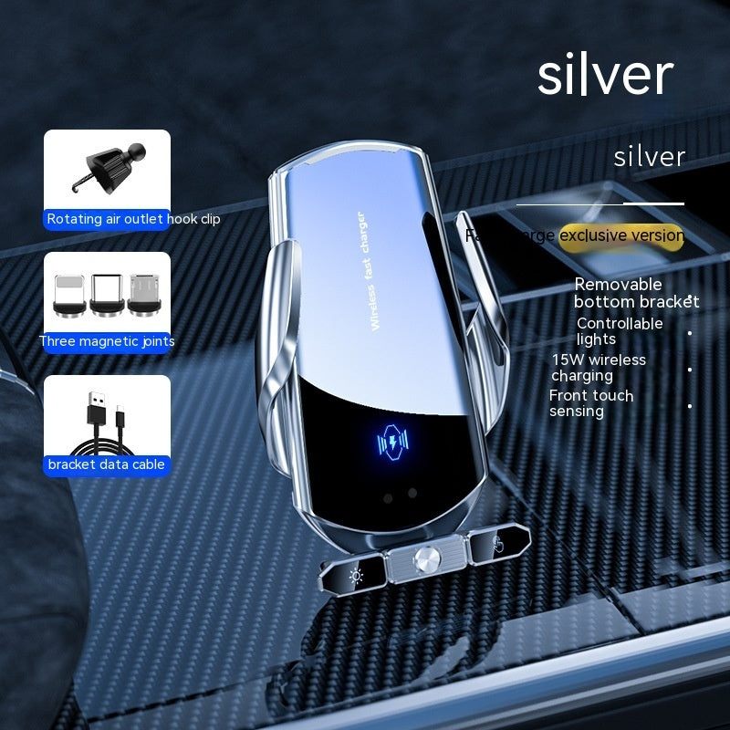 تفكيك حامل الهاتف المحمول لشاحن السيارة اللاسلكي مع إدخال البخور