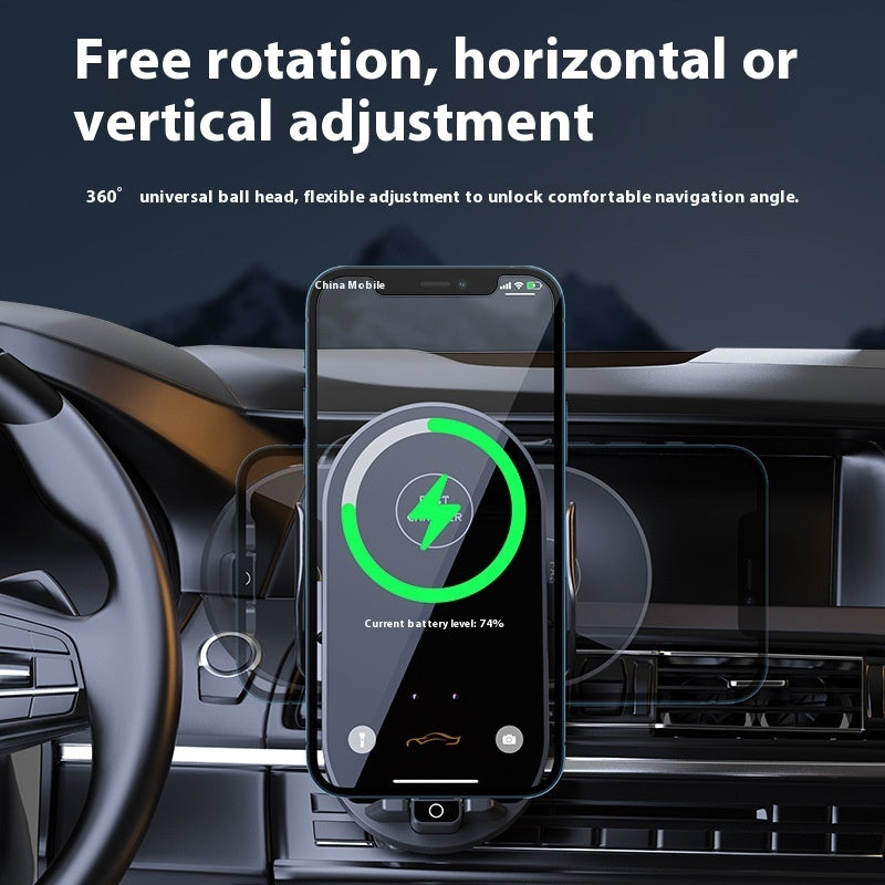 Car Phone Holder 66W Fast Charging Wireless Charger