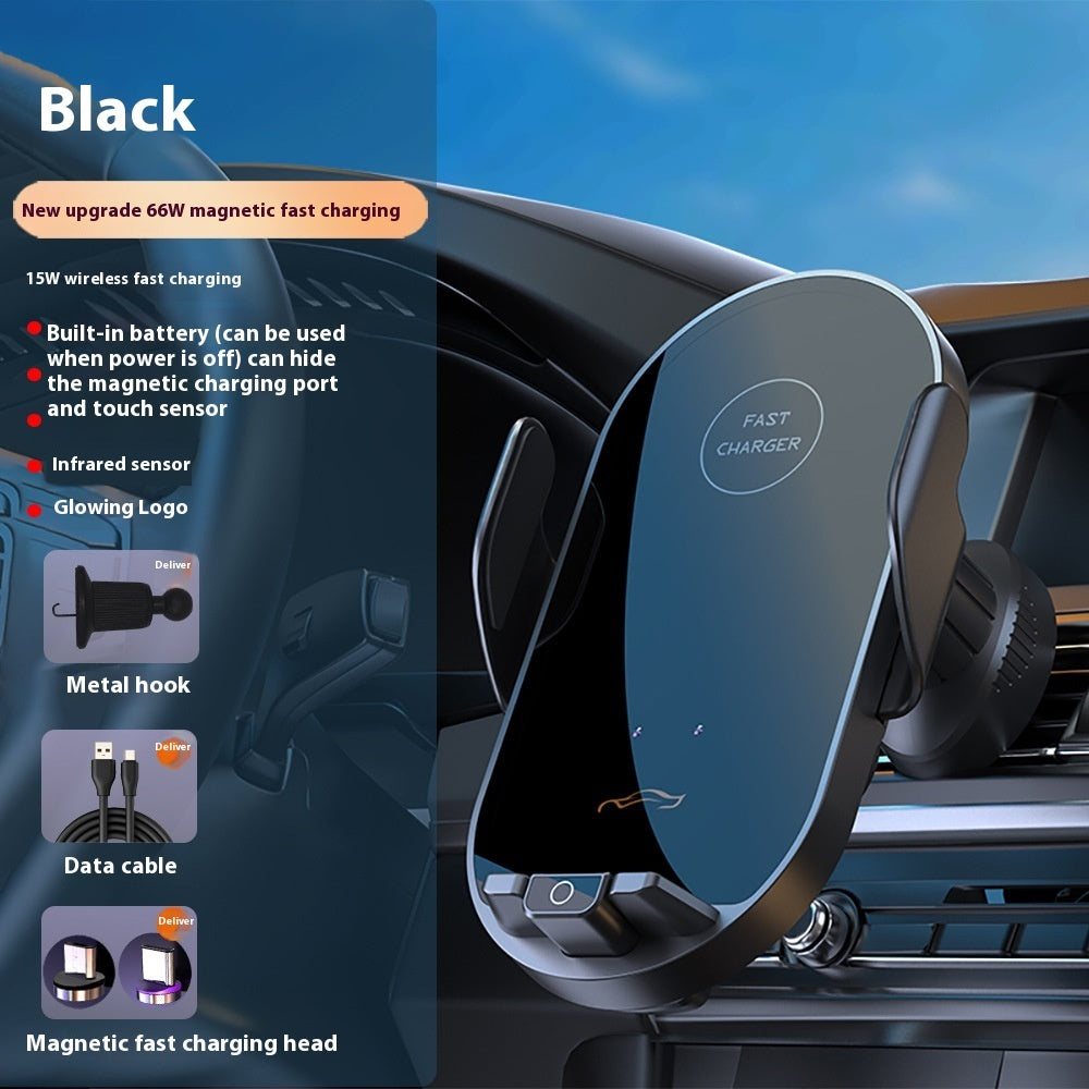 Car Phone Holder 66W Fast Charging Wireless Charger
