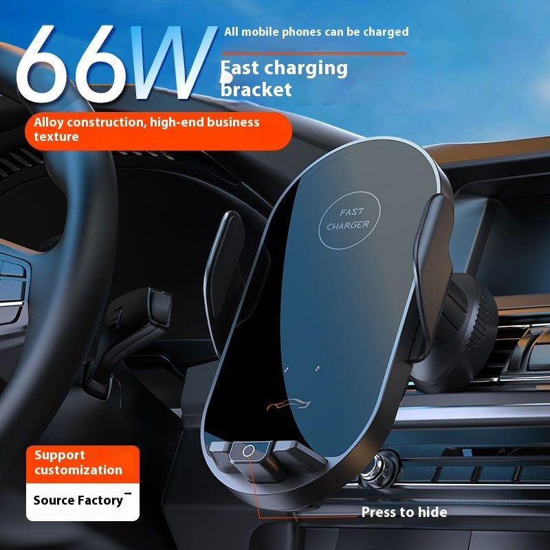 Car Phone Holder 66W Fast Charging Wireless Charger